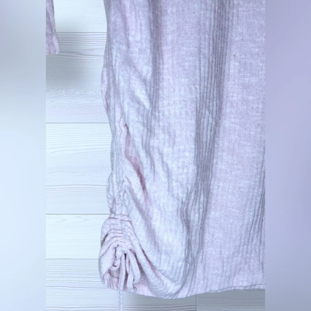 ART CLASS Girls Baby Pink Side Cinch Long Sleeve Knit Dress - Picture 4 of 8